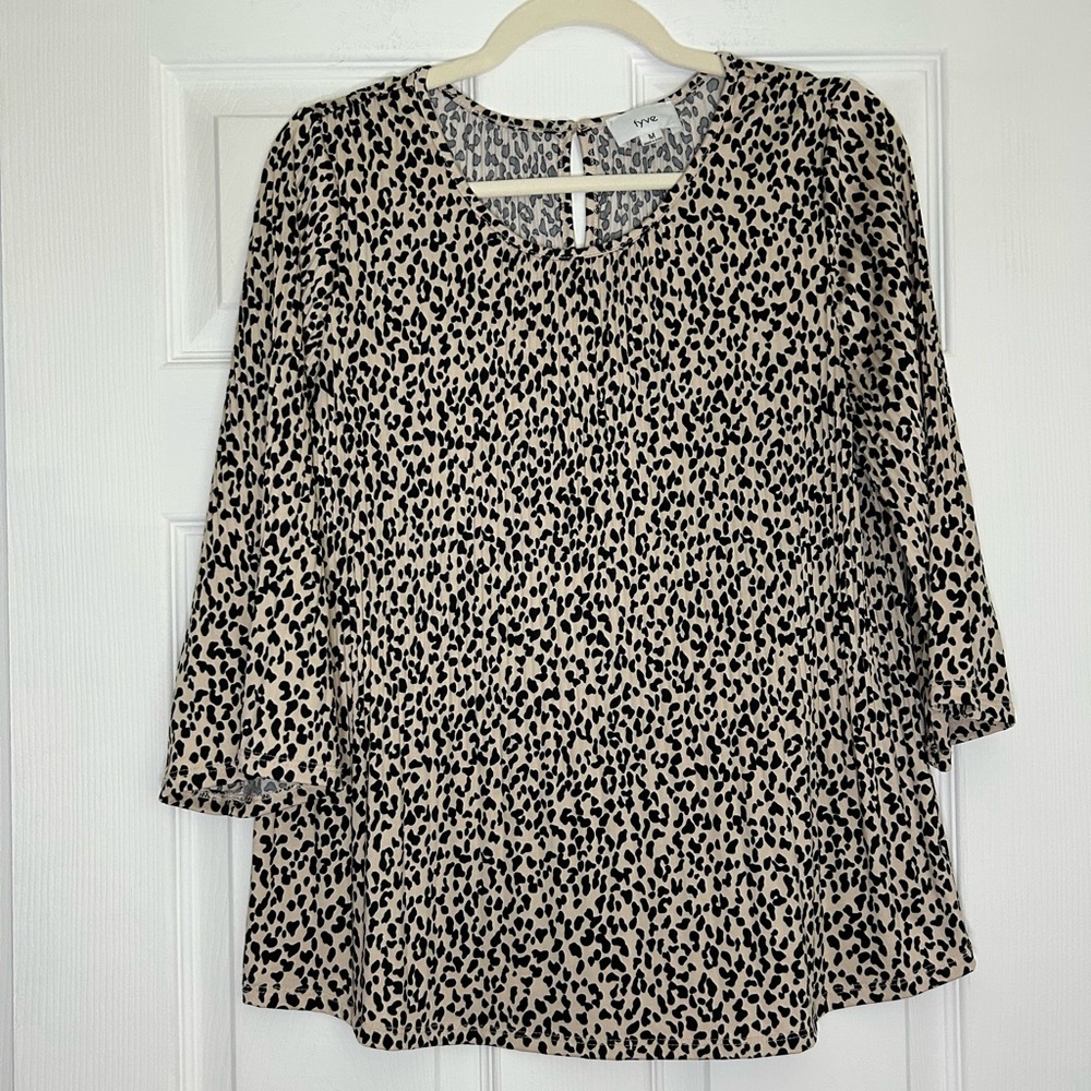 Chic Leopard Print Women's Blouse